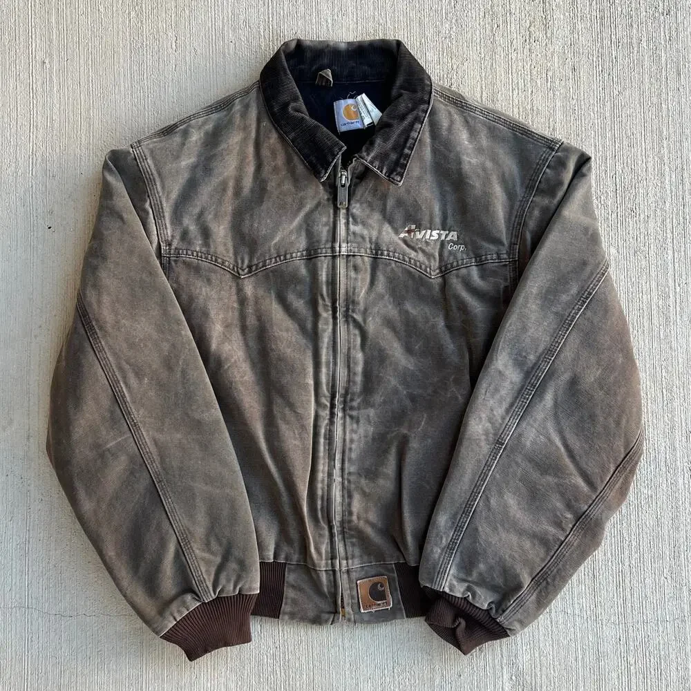 Carhartt JQ2382 brown Santa Fe work wear jacket